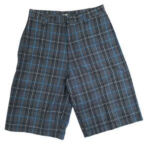 Point zero boys blue/gray plaid shorts‎ size 16